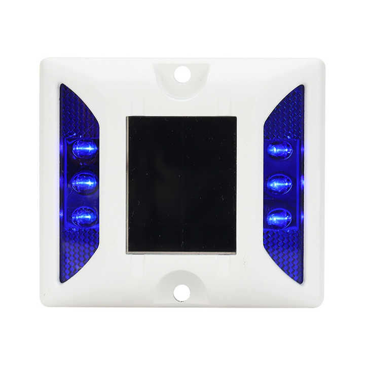 플래시드 태양광 LED 도로 스터드 지름 5mm IP68 보호 도로 표시기