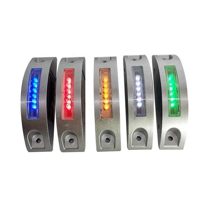 반달 모양 태양 LED 도로 스터드 반사 125*43*30mm 도로 및 트럭