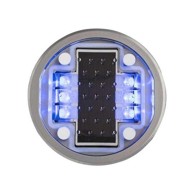 플래시드 태양 전력 도로 반사기 IP68 5 LED 색상