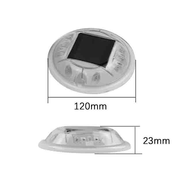 PC 플라스틱 경고 플래싱 LED 반사 태양 LED 도로 스터드 고양이 눈 빛