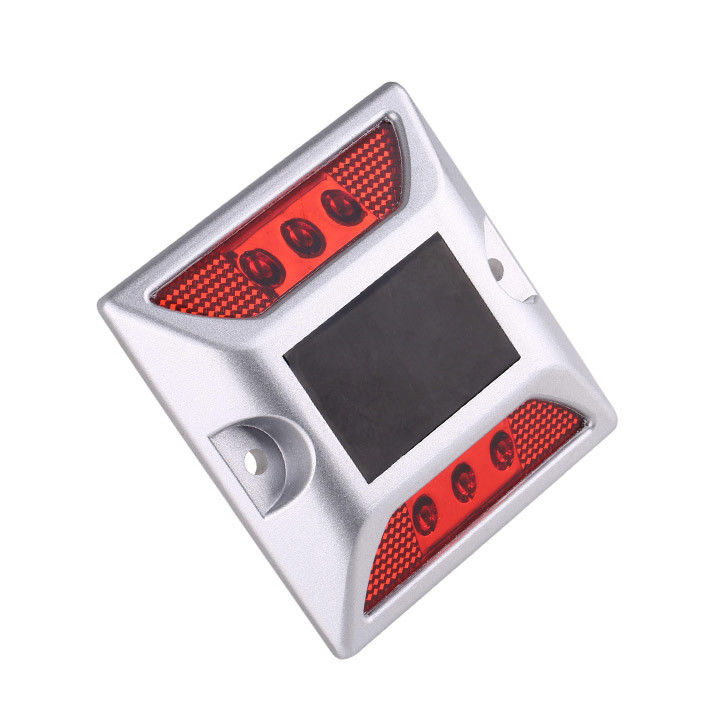 고속도로 조명 스터드 6pcs 높은 밝기 태양 LED 도로 스터드 도로 표시기
