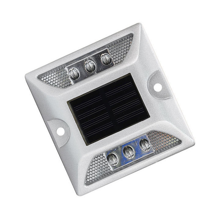 고속도로 조명 스터드 6pcs 높은 밝기 태양 LED 도로 스터드 도로 표시기