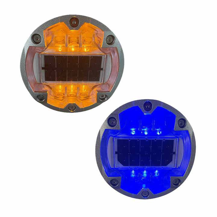 헤비 듀티 IL300 태양광 LED 도로 스터드 10mm 지름 LED 태양 전력 고양이 눈