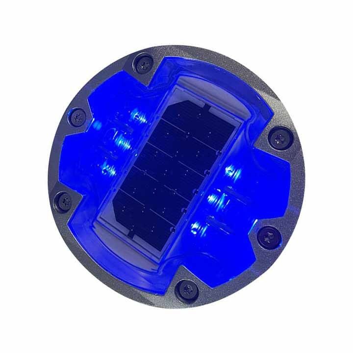 IL300 중량 태양광 LED 도로 스터드 빛 내장 원형 깜박이는 도로 표시기