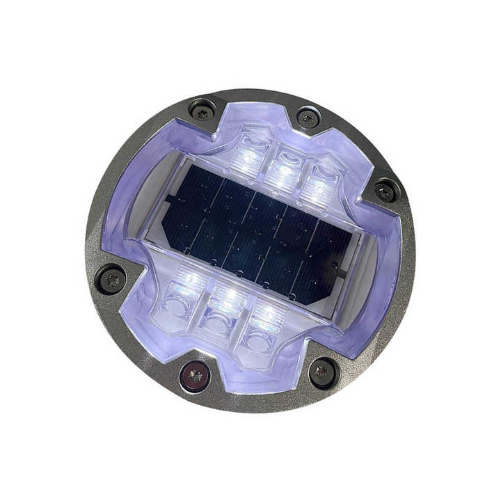 태양 전력 LED 도로 스터드 알루미늄 내장 고양이 눈 반사자 고속도로