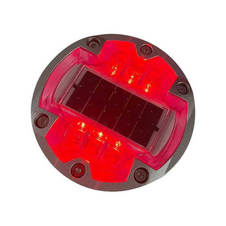 태양 전력 LED 도로 스터드 알루미늄 내장 고양이 눈 반사자 고속도로